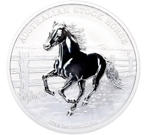 1 доллар 2014 года Австралия «Австралийская пастушья лошадь» — Фото №1