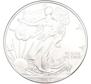 1 доллар 2007 года США «Шагающая Свобода» — Фото №1