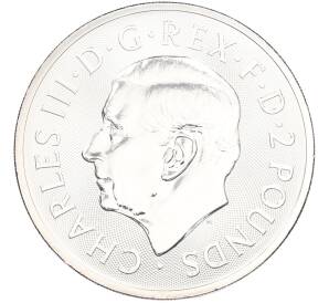 2 фунта 2024 года Великобритания «Королевский герб» — Фото №2