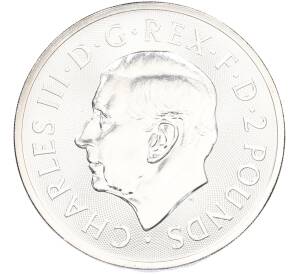 2 фунта 2024 года Великобритания «Королевский герб» — Фото №2