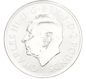 2 фунта 2024 года Великобритания «Королевский герб» — Фото №2