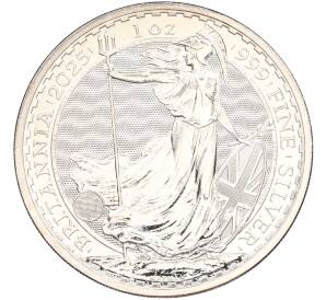 2 фунта 2025 года Великобритания «Британия» — Фото №1