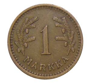 1 марка 1942 года S Финляндия — Фото №1