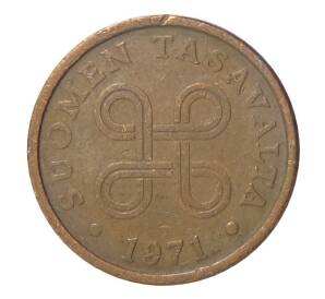 5 пенни 1971 года Финдяндия — Фото №1