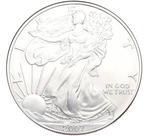 1 доллар 2007 года США «Шагающая Свобода» — Фото №1