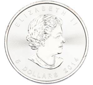 5 долларов 2014 года Канада «Кленовый лист» — Фото №2