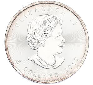 5 долларов 2016 года Канада «Кленовый лист» — Фото №2