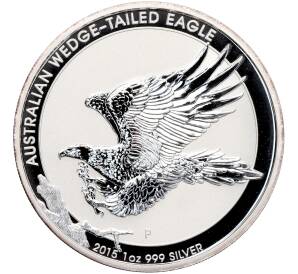1 доллар 2015 года Австралия «Клинохвостый орел» — Фото №1