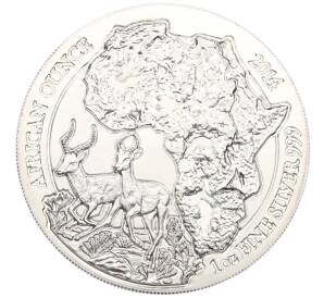 50 франков 2014 года Руанда «Африканская унция — Импала» — Фото №1