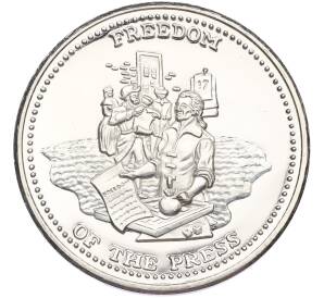 1 унция США «Билль о правах — Свобода печати» — Фото №1