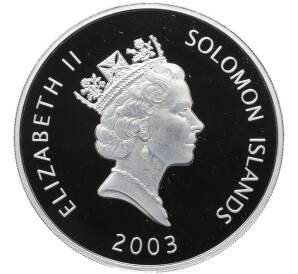 25 долларов 2003 года Соломоновы острова «Самолеты — McDonnell Douglas AV-8B Harrier II» — Фото №2