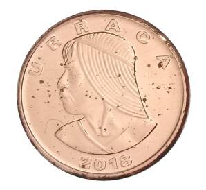 1 сентесимо 2018 года Панама — Фото №1