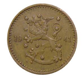 1 марка 1941 года S Финляндия — Фото №2