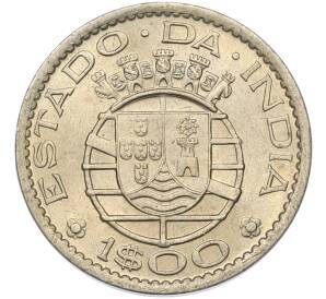 1 эскудо 1959 года Португальская Индия — Фото №2