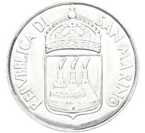 1 лира 1973 года Сан-Марино — Фото №2