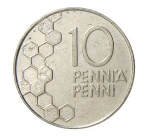 10 пенни 1992 года M Финляндия — Фото №2