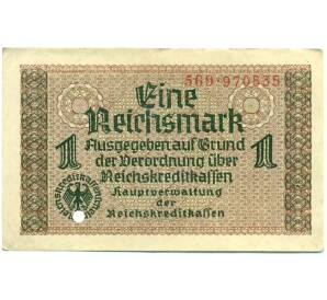 1 рейхсмарка 1939 года Германия (Для оккупированных территорий) — Фото №1