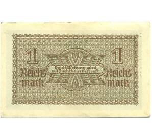 1 рейхсмарка 1939 года Германия (Для оккупированных территорий) — Фото №2