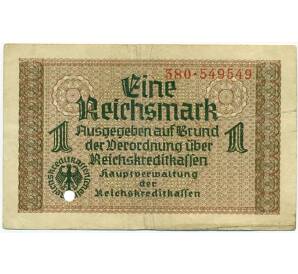 1 рейхсмарка 1939 года Германия (Для оккупированных территорий) — Фото №1