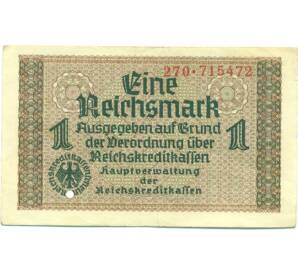 1 рейхсмарка 1939 года Германия (Для оккупированных территорий) — Фото №1
