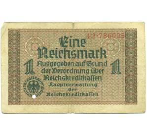 1 рейхсмарка 1939 года Германия (Для оккупированных территорий) — Фото №1