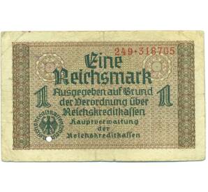 1 рейхсмарка 1939 года Германия (Для оккупированных территорий) — Фото №1