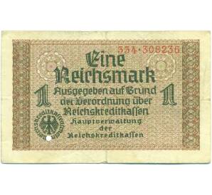 1 рейхсмарка 1939 года Германия (Для оккупированных территорий) — Фото №1