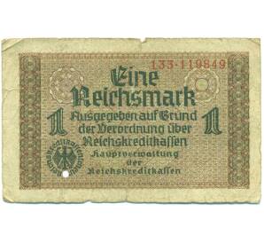 1 рейхсмарка 1939 года Германия (Для оккупированных территорий) — Фото №1