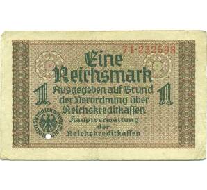 1 рейхсмарка 1939 года Германия (Для оккупированных территорий) — Фото №1