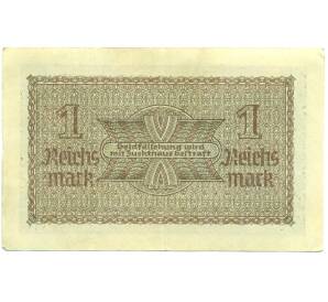 1 рейхсмарка 1939 года Германия (Для оккупированных территорий) — Фото №2