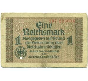 1 рейхсмарка 1939 года Германия (Для оккупированных территорий) — Фото №1