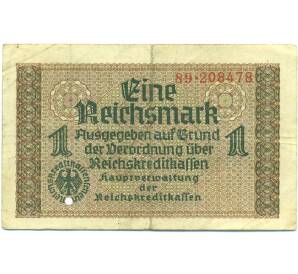 1 рейхсмарка 1939 года Германия (Для оккупированных территорий) — Фото №1
