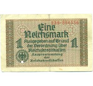 1 рейхсмарка 1939 года Германия (Для оккупированных территорий) — Фото №1