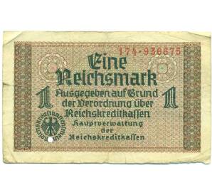 1 рейхсмарка 1939 года Германия (Для оккупированных территорий) — Фото №1
