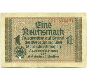 1 рейхсмарка 1939 года Германия (Для оккупированных территорий) — Фото №1