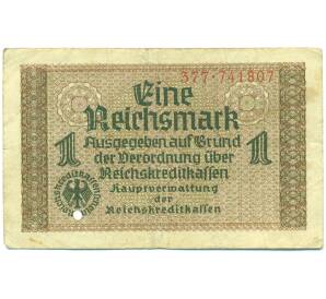 1 рейхсмарка 1939 года Германия (Для оккупированных территорий) — Фото №1