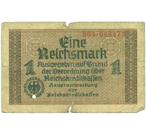 1 рейхсмарка 1939 года Германия (Для оккупированных территорий) — Фото №1