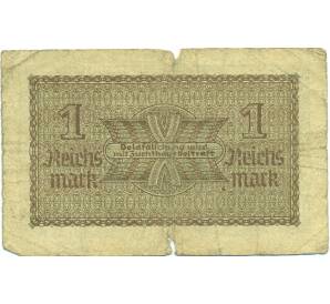 1 рейхсмарка 1939 года Германия (Для оккупированных территорий) — Фото №2