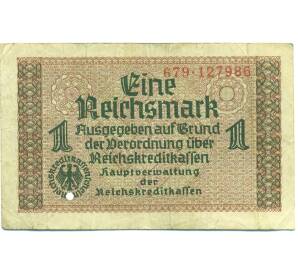 1 рейхсмарка 1939 года Германия (Для оккупированных территорий) — Фото №1