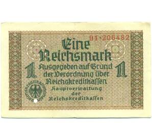 1 рейхсмарка 1939 года Германия (Для оккупированных территорий) — Фото №1