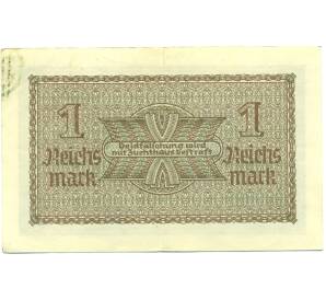 1 рейхсмарка 1939 года Германия (Для оккупированных территорий) — Фото №2