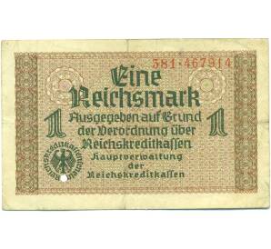 1 рейхсмарка 1939 года Германия (Для оккупированных территорий) — Фото №1