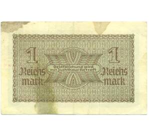 1 рейхсмарка 1939 года Германия (Для оккупированных территорий) — Фото №2
