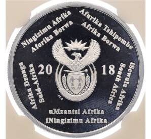 2 рэнда 2018 года ЮАР «Чемпионат мира по футболу 2018 в России» (В слабе) — Фото №2