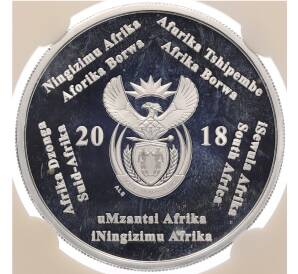 2 рэнда 2018 года ЮАР «Чемпионат мира по футболу 2018 в России» (В слабе) — Фото №2