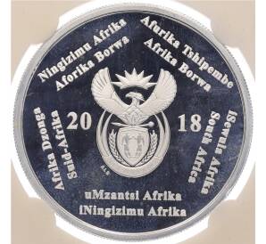 2 рэнда 2018 года ЮАР «Чемпионат мира по футболу 2018 в России» (В слабе) — Фото №2