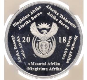 2 рэнда 2018 года ЮАР «Чемпионат мира по футболу 2018 в России» (В слабе) — Фото №2