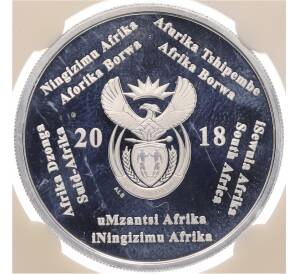 2 рэнда 2018 года ЮАР «Чемпионат мира по футболу 2018 в России» (В слабе) — Фото №2