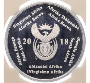 2 рэнда 2018 года ЮАР «Чемпионат мира по футболу 2018 в России» (В слабе) — Фото №2