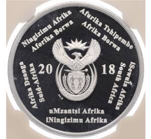 2 рэнда 2018 года ЮАР «Чемпионат мира по футболу 2018 в России» (В слабе) — Фото №2